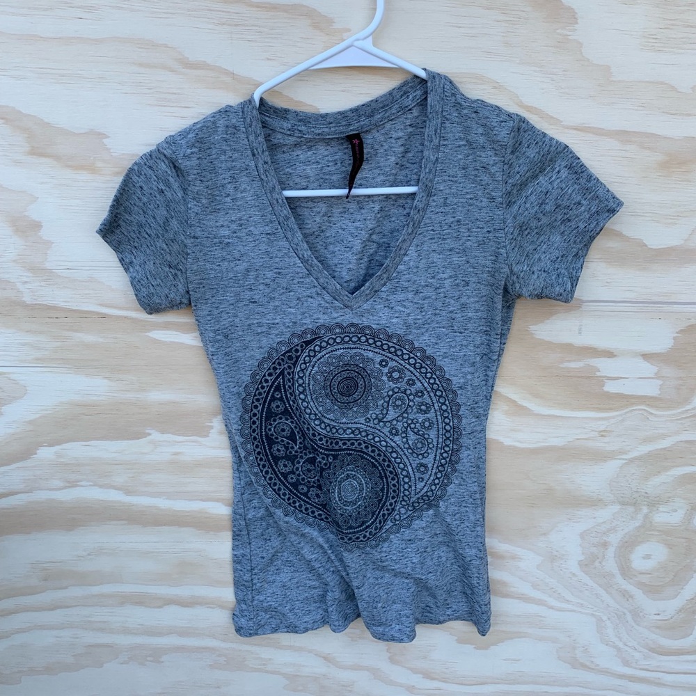yin-yang mandala t-shirt